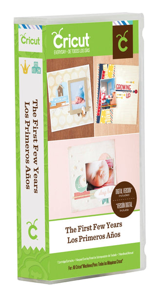 The FIRST FEW YEARS - CRiCUT Cartridge - New  -Great for  BABy, TODDLeR, INFANTs SCRAPBooKING