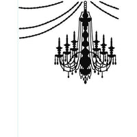 CHANDELIER HANGING by DARICE - A2  EMBOSSING Folder -  NeW