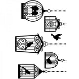 BIRDCAGES with BIRDS INSIDE   - A2 SiZE  **by Darice -  In STOcK