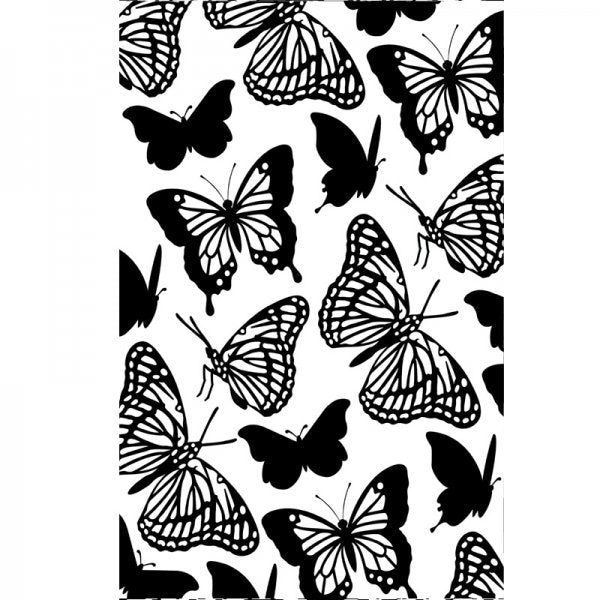 MONARCH BUTTERFLY -EMBOSSiNG Folder  BACKGROUND  - A2 SiZE -In STOcK **Darice-