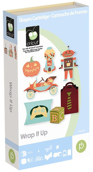 WRAP It UP  !  CRICUT Cartridge  -  Retired and Getting Hard to Find - Great Images for All Occasions