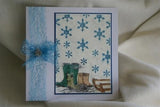 SNOWY BOOTS by SHEENA DOUGLaSS and  from the " A Little Bit FESTIVe"   - CHRISTMAs CoLLECTION - Retired and Rare !