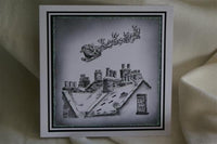 CITY CHRISTMAS  by Sheena Douglass from  " A Little Bit FESTIVe"  - SANTA Sleigh Rooftops - Last One !!