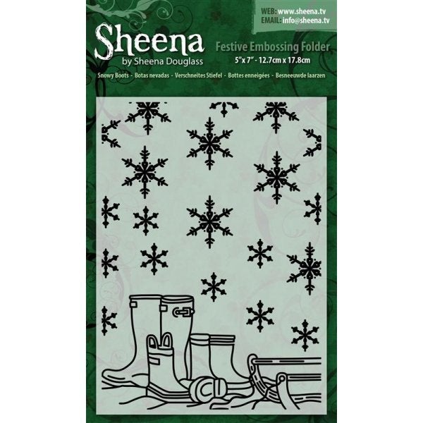 SNOWY BOOTS by SHEENA DOUGLaSS and  from the " A Little Bit FESTIVe"   - CHRISTMAs CoLLECTION - Retired and Rare !