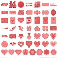 VALENTINES DAY - CRICUT Cartridge  Great for all Cricut Machines -  Last One !!