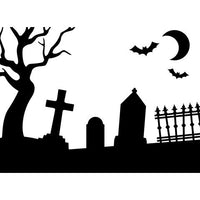 HAUNTED GRAVEYARD - HALLOWEEN  FoLDER- A2 Size - by Darice -  BaCK In STOcK and SHIPPiNG