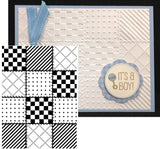 PATCHWORK QUILT BLOCKs BACKGROUND - A2 Embossing Folder - So Pretty   !!  *Darice 1219-131