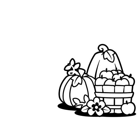 PUMPKINS and APPLE BASKET - DARiCE- EMBOSsING FoLDeR - A2  New !  Very Beautiful for Fall Card Making