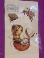 MIRABELLE  " MERGIRL"  MERMAID  - SANTOROs Cling Stamp Set - EXTREMElY RaRE !!