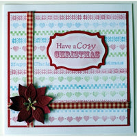 IVY BORDERs by SHEENA DOUGLaS  -STAMP Set  from the " A Little Bit FESTIVe"   - CHRISTMAs CoLLECTION