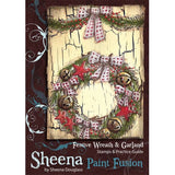 CHRISTMAS WREATH by SHEENA DoUGLASS - Paint Fusion Collection for  CHRISTMaS - Retired and Rare !!