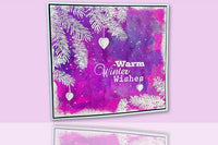 WELCOME HOME - FRONT DOOR CHRISTMAS CARDS -by  SHEENA DOUGLAs - WaRM Winter Wishes -  5 STAMPs Set -