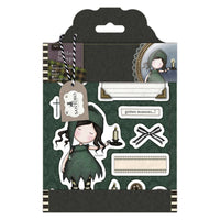 GORJUSS NIGHTLIGHT  - SiMPLY GOrJUSS  - DOCRAFTs  SANTOROs Cling Stamp Set - Little Girl with Candle