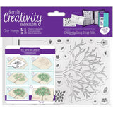 BUILD a TREE  Stamp Set -30 PIECES !! DoCrafts - New in pkg - Clear Stamps - Create Your Own Tree !