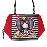 GORJUSS GIRL " FINDING MY WAY   "  SHOULDER BAG / PURSE - WONDERLAND COLLECTION