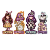 GORJUSS 2023 PAPERCRAFT STICKERS - " THRU THE LOOKING GLASS "  WONDERLAND COLLECTION  - BACK IN STOCK !!
