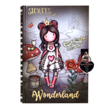 GORJUSS LOCKABLE JOURNAL / DIARY - FINDING MY WAY  from the WONDERLAND COLLECTION