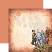 WIZARD OF OZ - SINGLE SCRAPBOOK PAPER 12x12" Heavy & Double-Sided ! New for 2021 ~