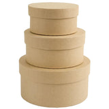 NESTING BOXES HEXAGON SET -    Kraft Color with Lid - Great for Gifting @@