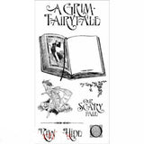 AN EERIE TALE - A GRIMM FAIRYTALE STAMPS  - by GRAPHIC 45 -3 COMPLETE  STAMP SETS  #IC0311, IC0312 and IC0313