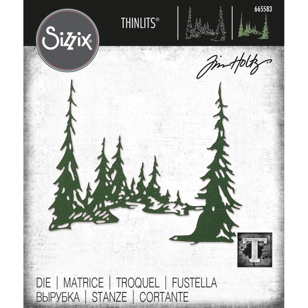 TALL PINES THINLITS DIE SET   by TiM HoLTZ  for Sizzix -  CHRiSTMAS 2021 !! #665583 -  New !