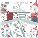 WINTER GNOMES by Paper Boutique - CHRISTMAS GNOMEs - 8X8 PAPER KIT - RARE !!  Last One !!