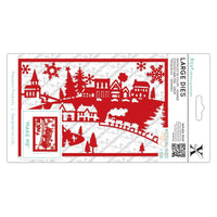 FESTIVE DELIVERY - CHRISTMAS CARD SCENE DIE - 5x7  - NEW !!