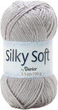 SOFT & SILKY YARN -10 SKEINS Package - Baby Dove Gray -